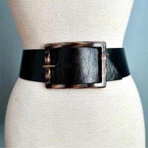 Vintage Patent Leather Belt